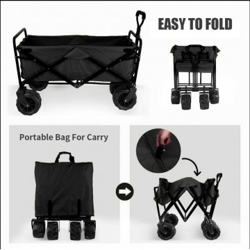 Rubeku Pet Stroller Wagon Cart Black